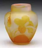 French Cameo Cabinet Vase by Galle, sold Jun 2009
