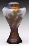 Floral Cabinet Vase by Galle, sold Jun 2009