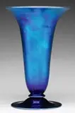 Blue Aurene Vase by Alexander Joseph von Steuben, sold Jun 2009