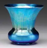 Blue Shade Vase by Alexander Joseph von Steuben, sold Jun 2009