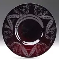 Selenium Platter by Alexander Joseph von Steuben, sold Jun 2009