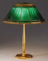 Linenfold Table Lamp by Tiffany Studios, sold Jun 2009