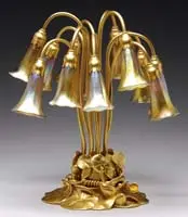 12 Lite Lily Lamp by Tiffany Studios, sold Jun 2009