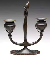 Double Candlestick by Tiffany Studios, sold Jun 2009