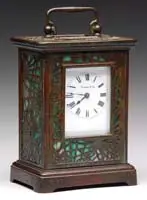 Pine Needle Clock by Tiffany Studios, sold Jun 2009