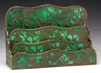 Large Grapevine Paper Rack by Tiffany Studios, sold Jun 2009