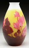 Galle, Cameo Cyclamen Vase