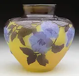 Floral Cameo Vase by Galle, sold Nov 2015