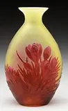 Galle, Mold Blown Crocus Vase