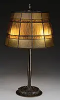 Linenfold Table Lamp by Tiffany Studios, sold Nov 2015