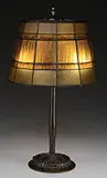 Linenfold Table Lamp by Tiffany Studios, sold Nov 2015