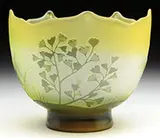 Cameo Bowl by Galle, sold Nov 2015