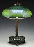 Damascene Table Lamp by Tiffany Studios, sold Nov 2015