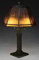 Linenfold Table Lamp by Tiffany Studios, sold Nov 2015