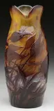 Galle, Fire Polished Cameo Vase