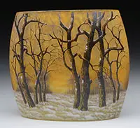 Winter Scene Vase by Daum, sold Nov 2015