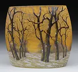 Winter Scene Vase by Daum, sold Nov 2015