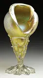 Loetz, Papillion Conch Shell Vase