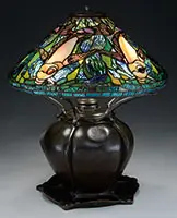 Tiffany Studios, Koi Table Lamp