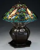 Koi Table Lamp by Tiffany Studios, sold Nov 2015