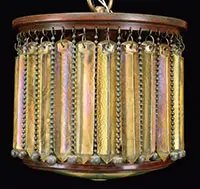 Ceiling Prism Lamp by Tiffany Studios, sold Nov 2015
