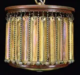 Ceiling Prism Lamp by Tiffany Studios, sold Nov 2015