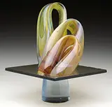 Harvey Littleton, Art Glass Sculpture “Sympathetic Movement