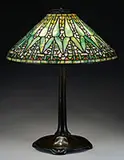 Arrowroot Table Lamp by Tiffany Studios, sold Nov 2015