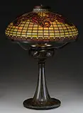 Tyler Scroll Table Lamp by Tiffany Studios, sold Nov 2015