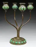 Jeweled Candelabra by Tiffany Studios, sold Nov 2015