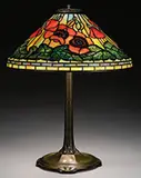 Poppy Table Lamp by Tiffany Studios, sold Nov 2015