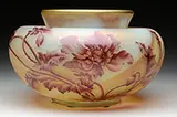 Cameo and Enamel Center Bowl by Daum, sold Nov 2015