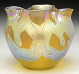 Loetz, Phaenomen Vase, All set against a bronze glass background