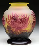 Mold-Blown Vase by Galle, sold Nov 2015