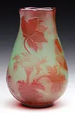 Fire-Polished Cameo Vase by Galle, sold Nov 2015