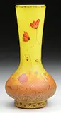 Cameo and Enamel Poppy Vase by Daum, sold Nov 2015