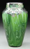 Silver Overlay Titania Vase by Loetz, sold Nov 2015