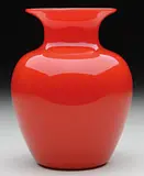 Rouge Flambe Vase by Alexander Joseph von Steuben, sold Nov 2015