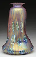 Loetz, Phaenomen Decorated Vase, All set against a bronze iridescent background