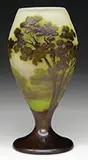 Scenic Cameo Vase by Galle, sold Nov 2015