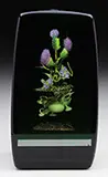 Cloistered Botanical Sculpture by Paul Stankard, sold Jun 2016