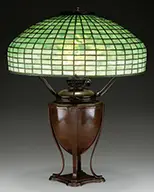 Geometric Table Lamp by Tiffany Studios, sold Jun 2016