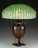 Geometric Table Lamp by Tiffany Studios, sold Jun 2016