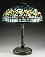 Tiffany Studios, Dogwood Band Table Lamp