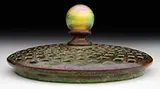 Acid Etched Slip Cap by Tiffany Studios, sold Jun 2016