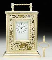 Carriage Clock by Tiffany Studios, sold Jun 2016