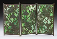 Grapevine Tea Screen by Tiffany Studios, sold Jun 2016