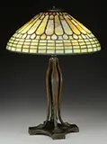 Jeweled Feather Table Lamp by Tiffany Studios, sold Jun 2016