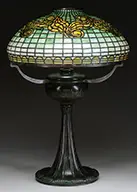 Tyler Scroll Table Lamp by Tiffany Studios, sold Jun 2016