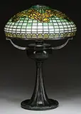 Tyler Scroll Table Lamp by Tiffany Studios, sold Jun 2016